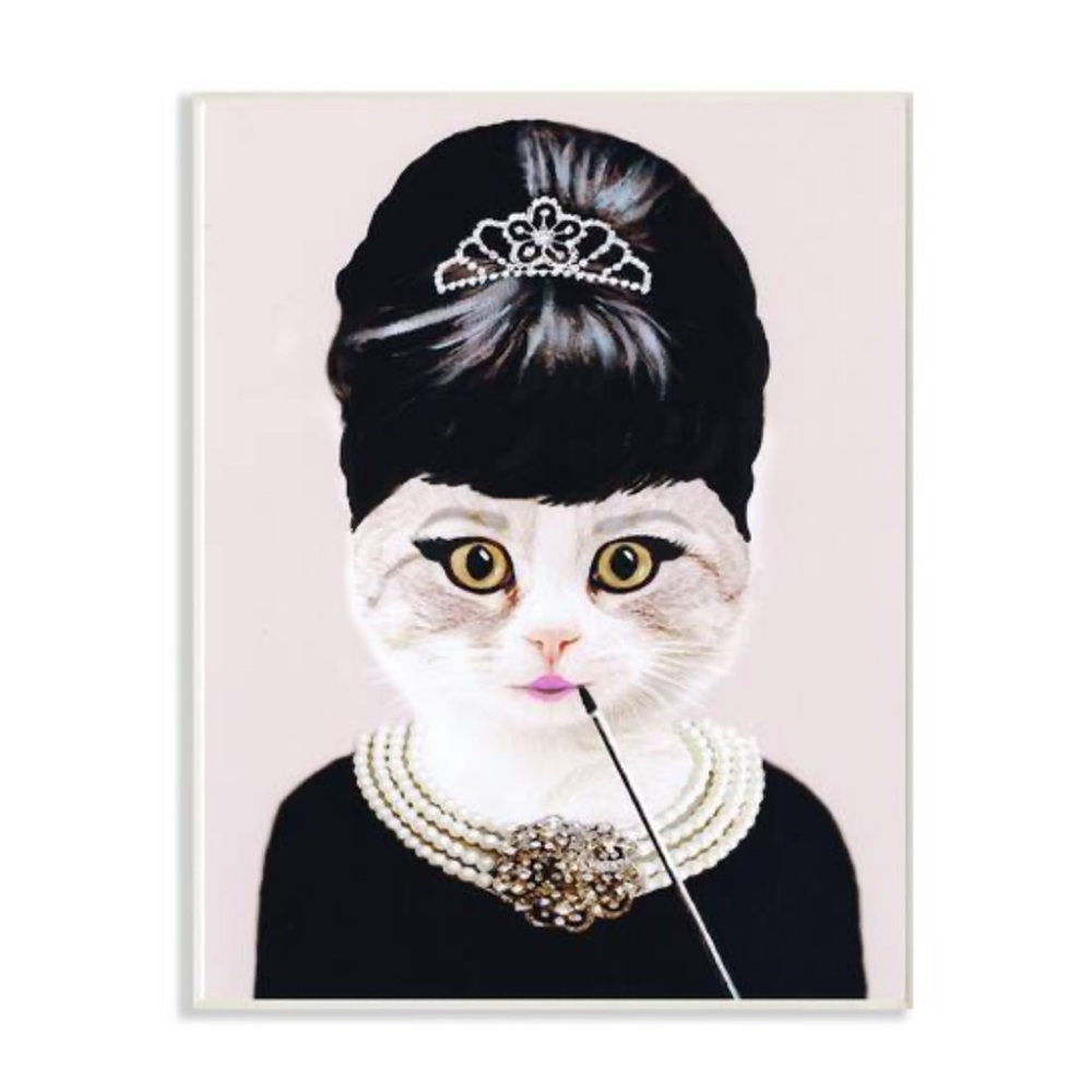 Breakfast at Tiffany’s Kitty Poster 24 x 30